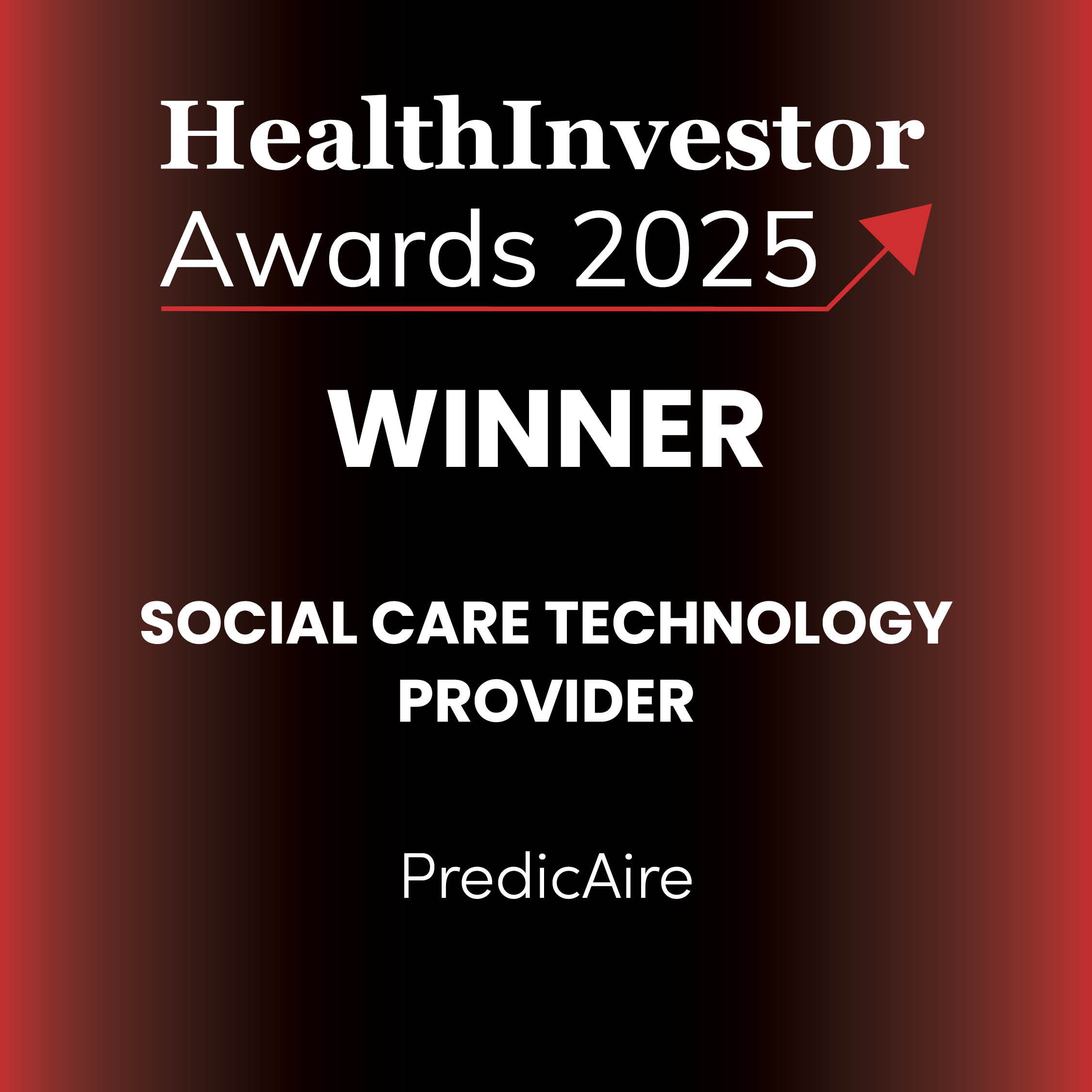 PredicAire - HealthInvestor Awards Winner 2025 Tile